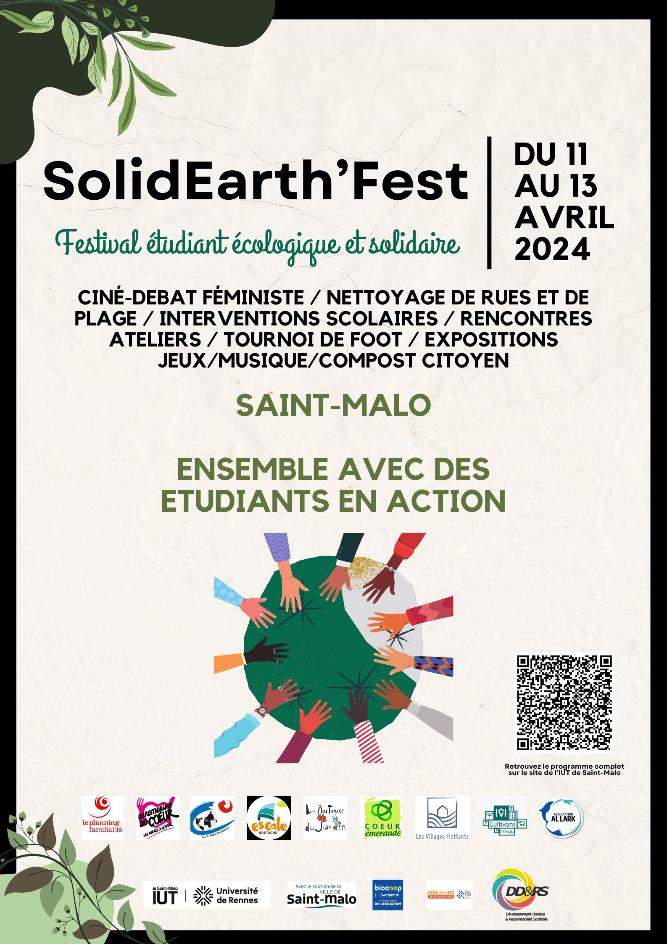 SolidEarth'Fest  : 1er Festival Ecologie et Solidarité - IUT Saint Malo