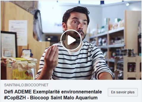 Défi ADEME - Exemplarité Environnementale #CopBZH - Biocoop Saint Malo Aquarium